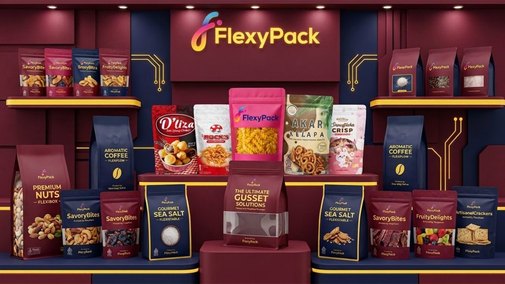 Contoh kemasan premium dari plastik pe dan pp dari flexypack