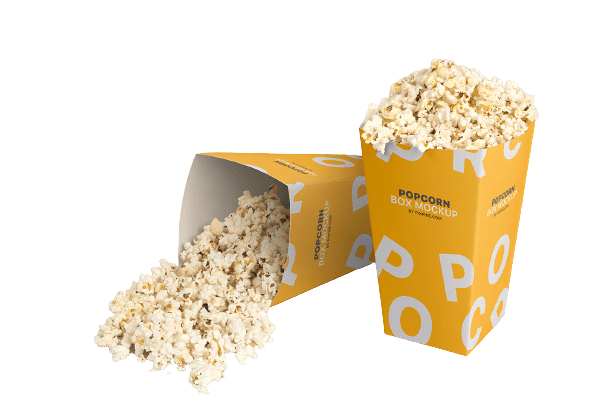 Popcorn Black package Design