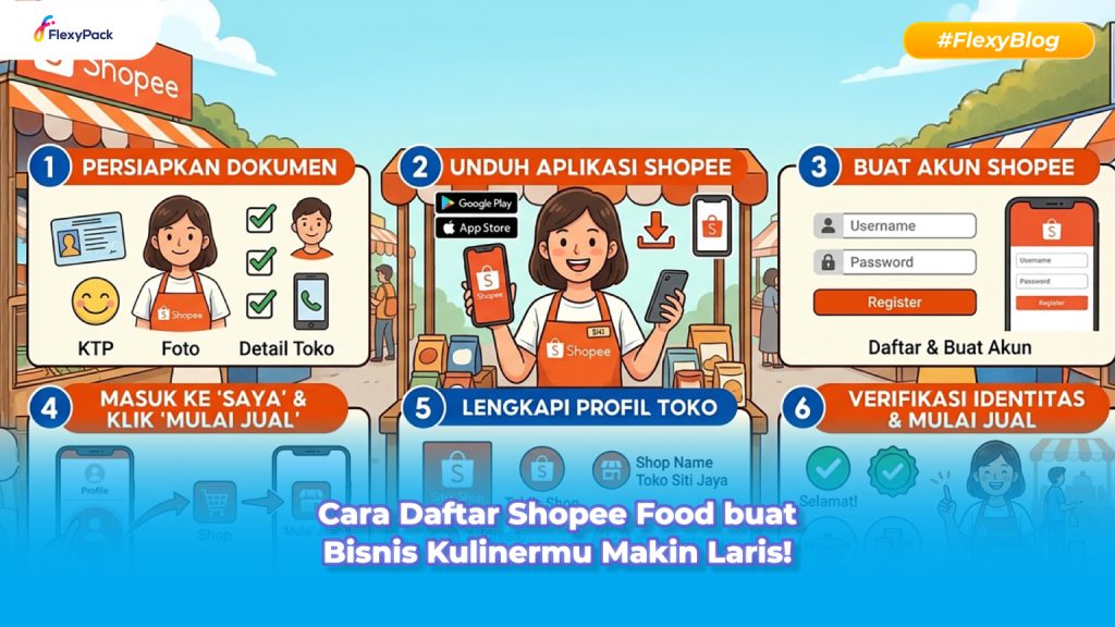 Cara Daftar Shopee Food untuk menjadi Shopee Partner