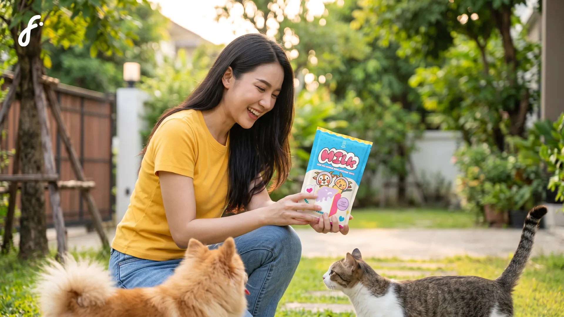Gambar kemasan sachet untuk makanan hewan