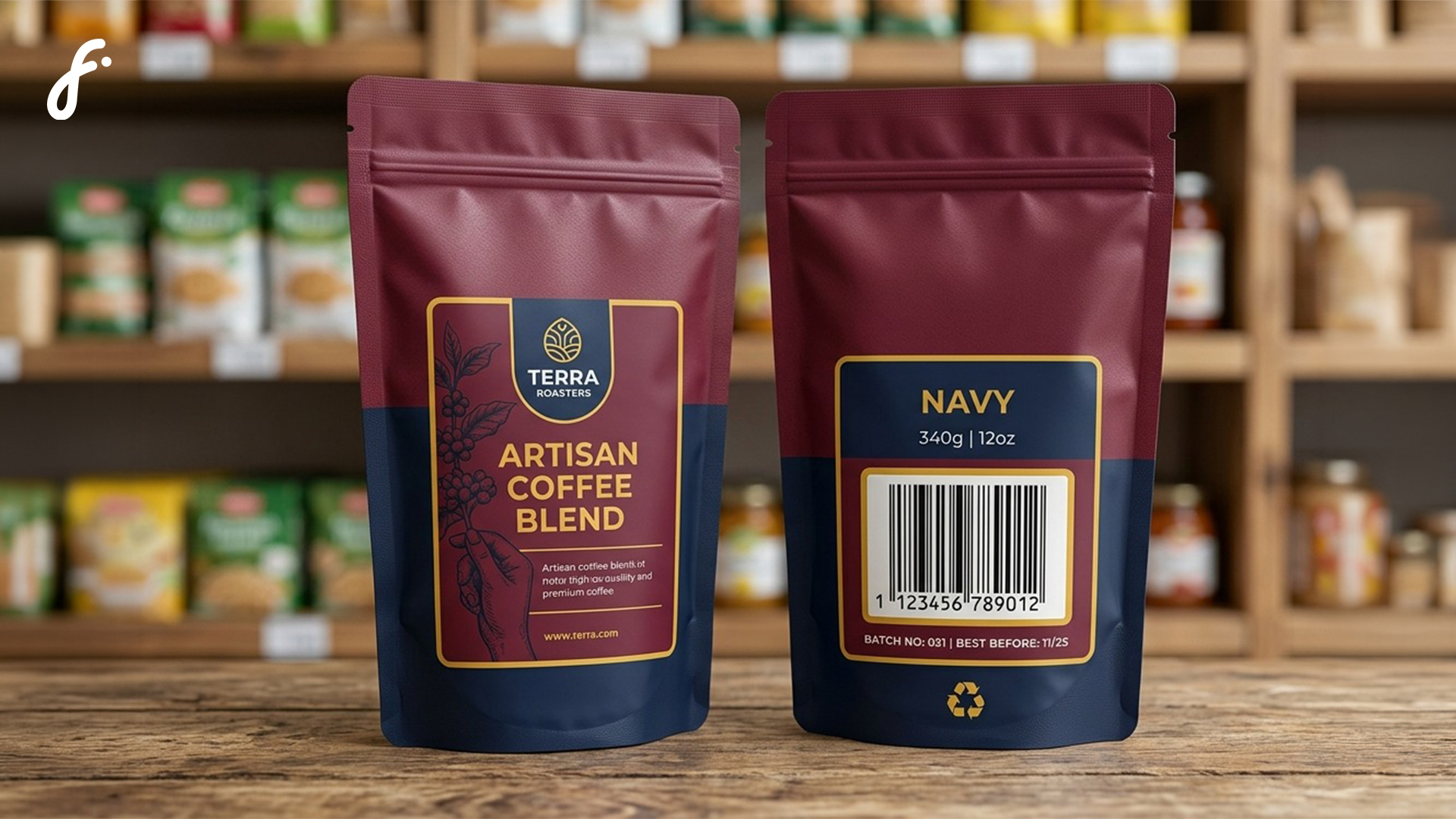 contoh barcode di kemasan standing pouch flexypack