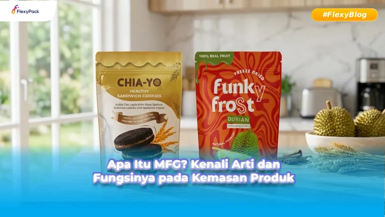 Contoh MFG didalam kemasan standing pouch flexypack
