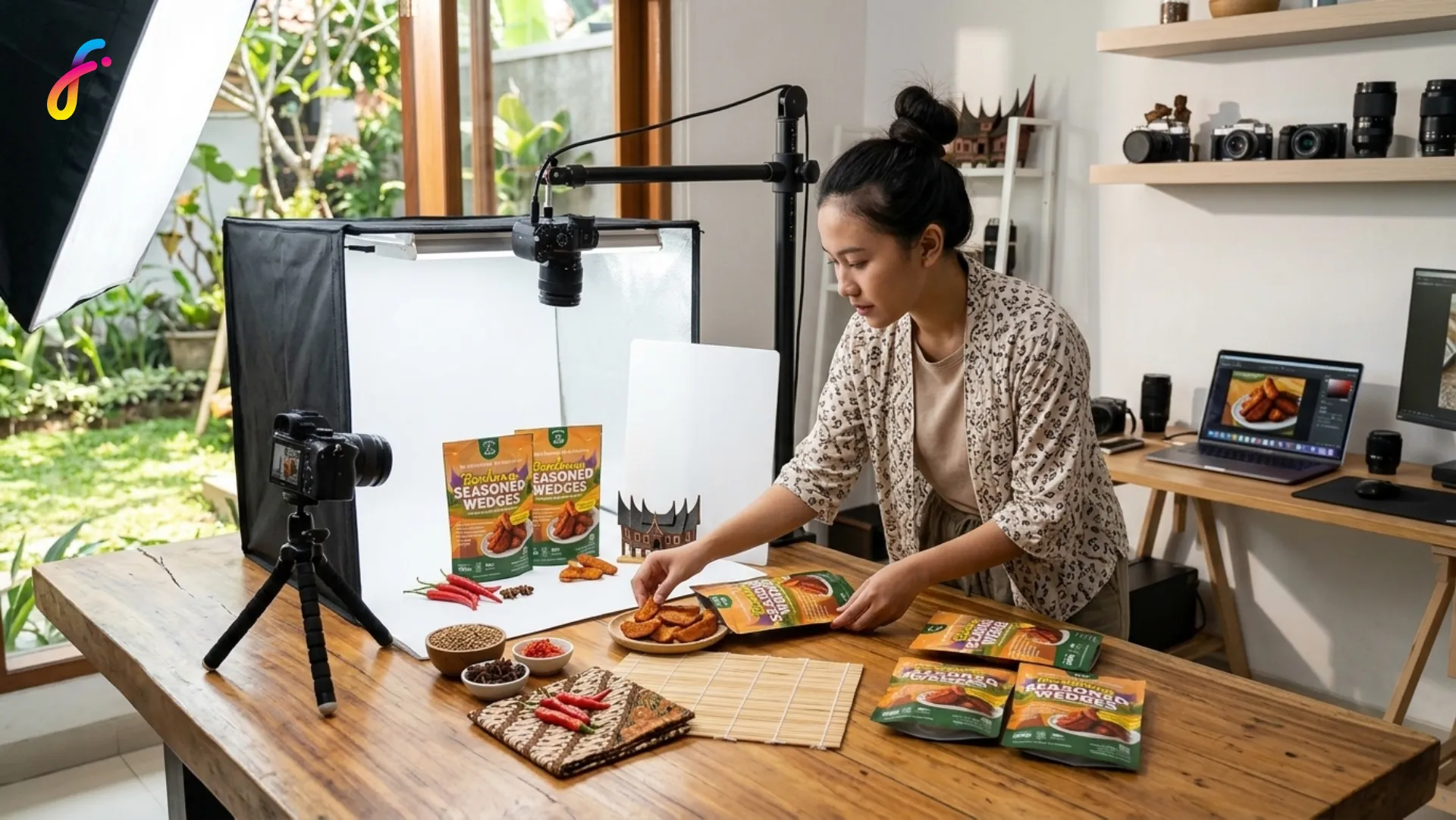 Gambar dari kemasan yang menjadi peran agar foto produk shopee lebih menarik