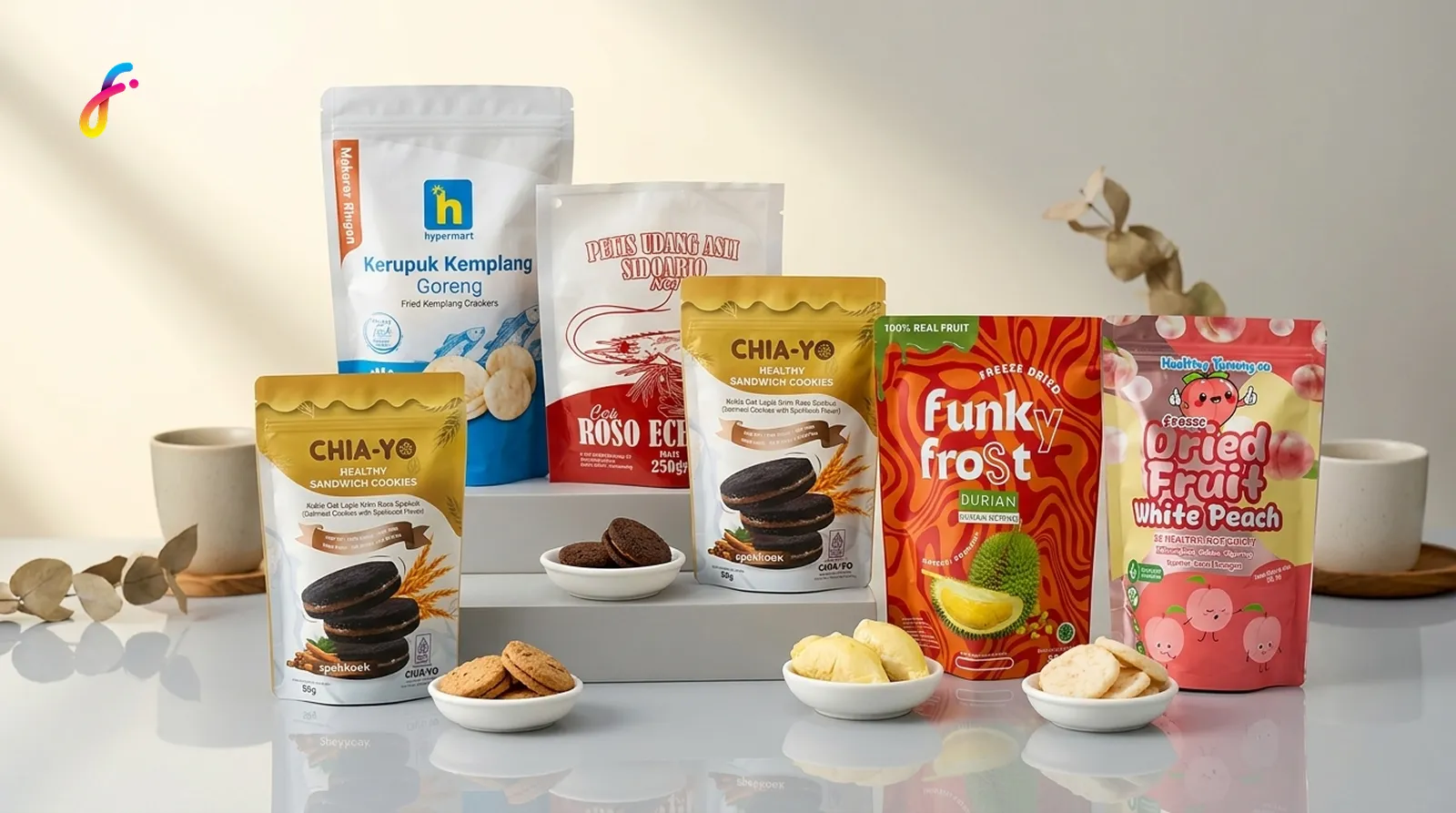 Gambar kemasan flexypack agar pemilik usaha kuliner bisa berbisnis dengan optimal