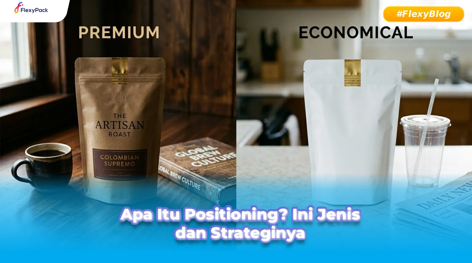 contoh nyata positioning produk dengan menampilkan dari segi visual kemasan
