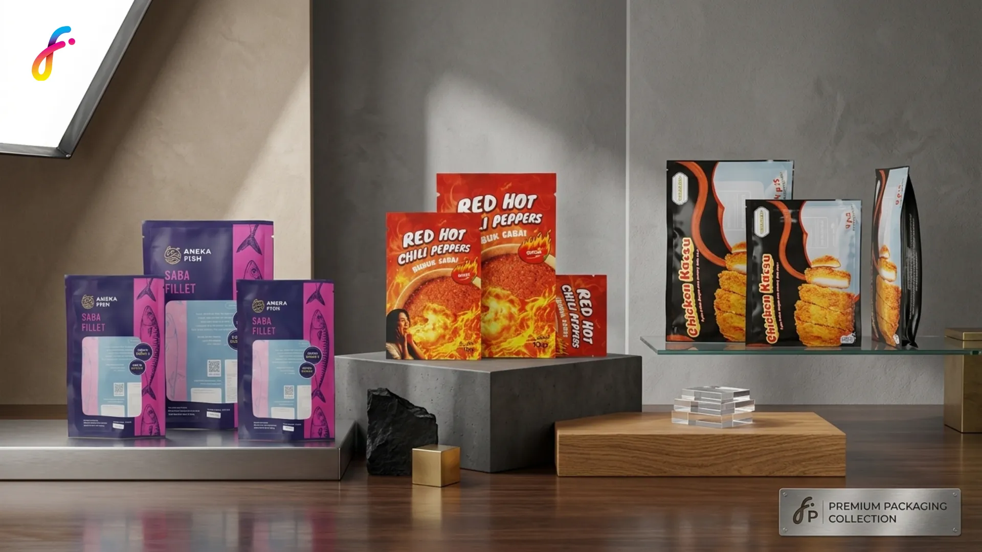 Gambar koleksi kemasan dari flexypack agar membuat produk lebih unik