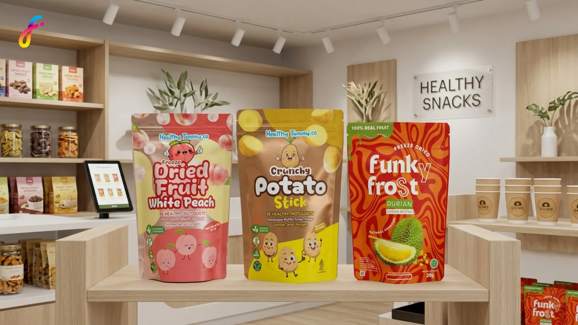 Gambar standing pouch flexypack sebagai unique selling proposition