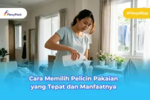 Gambar wanita sedang menuangkan pelicin pakaian