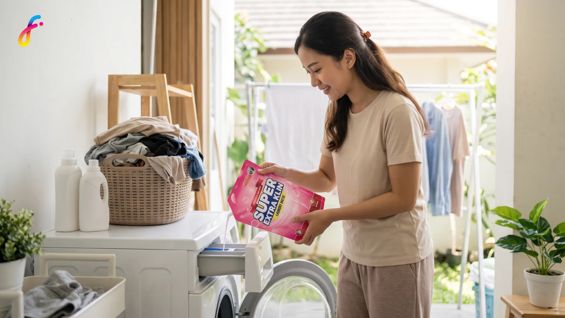 Gambar kemasan untuk produk pelicin pakaian
